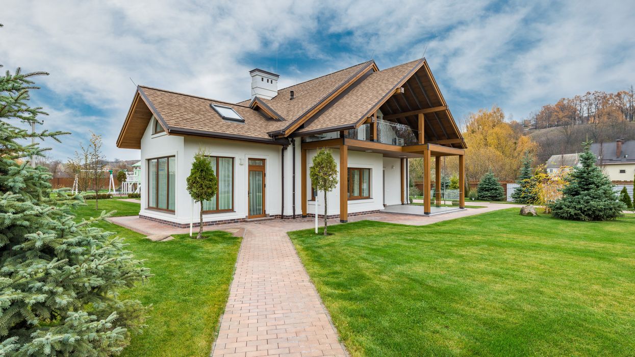 UK house with garden