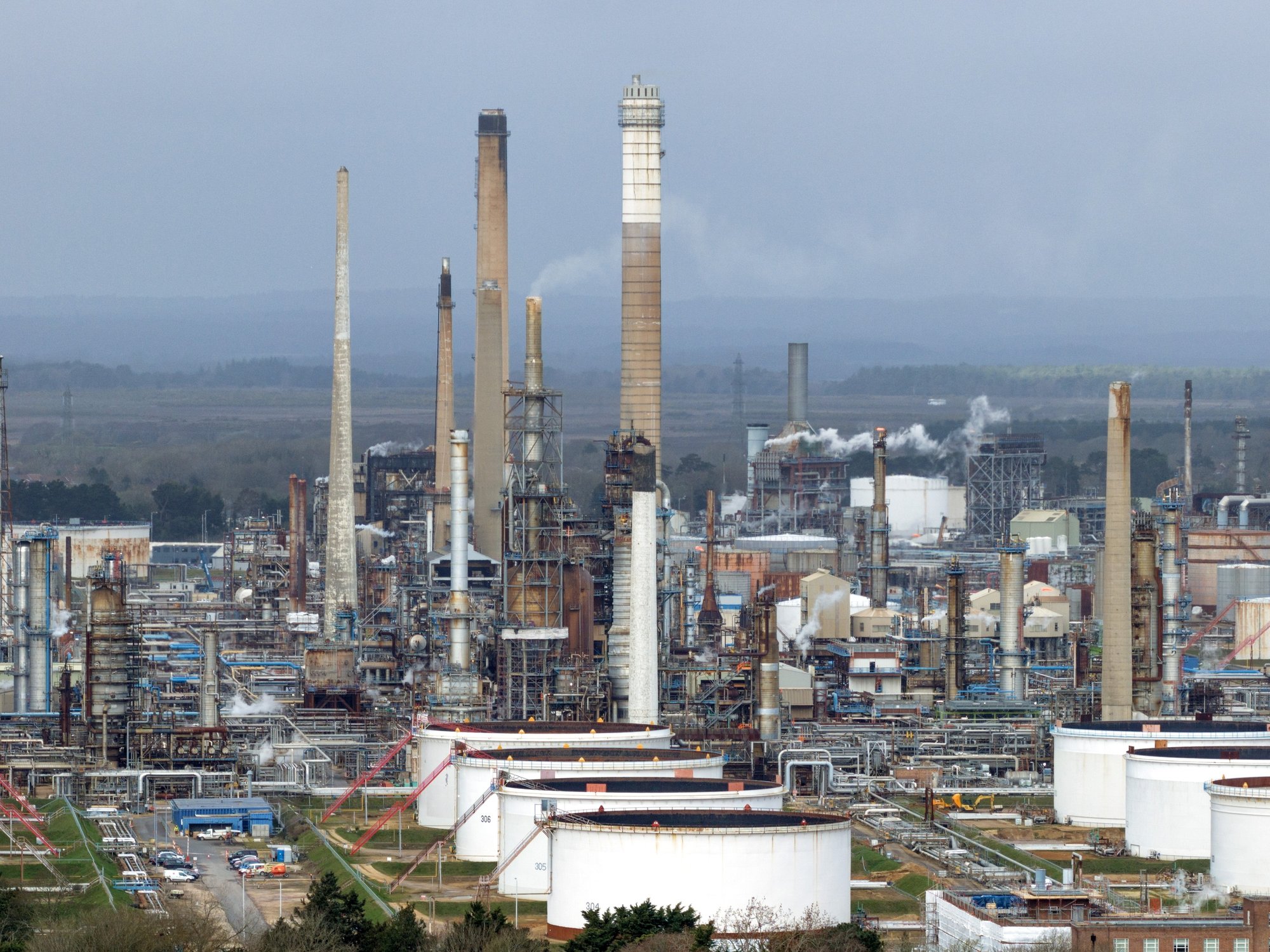 UK oil plant
