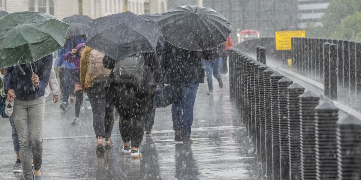 NextImg:Met Office issues 16-HOUR weather warning as England and Wales to be hammered by heavy rain and thunderstorms