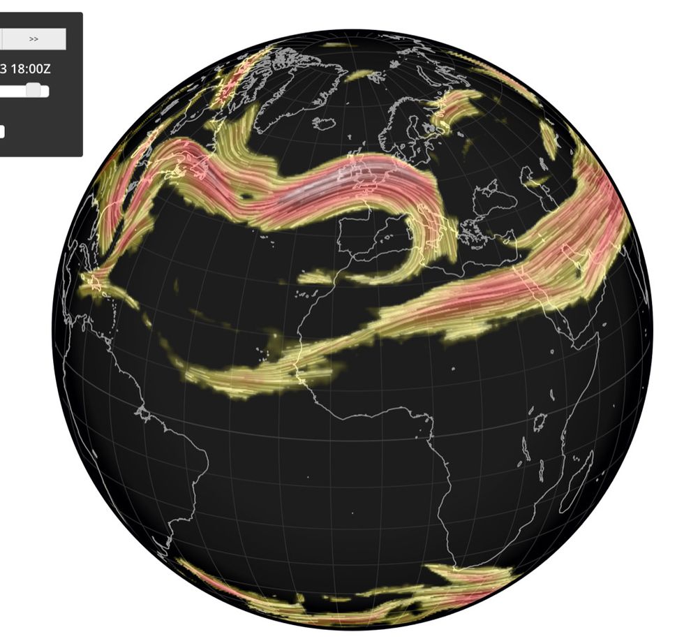 UK storm alert: The weather forecast shows a month of wild Atlantic storms ahead for Britain