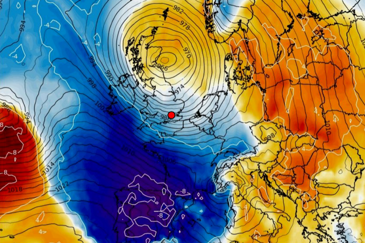 UK temperatures will begin to fall