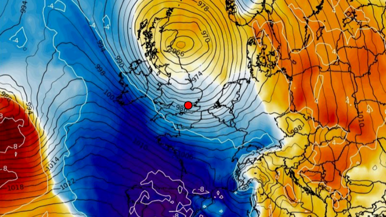 UK temperatures will begin to fall