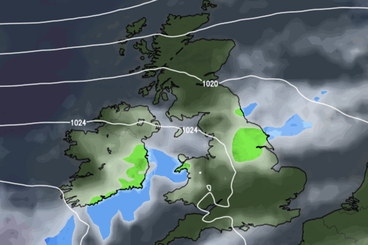 UK trapped under the gloomy anticyclonic dome (Netweather)