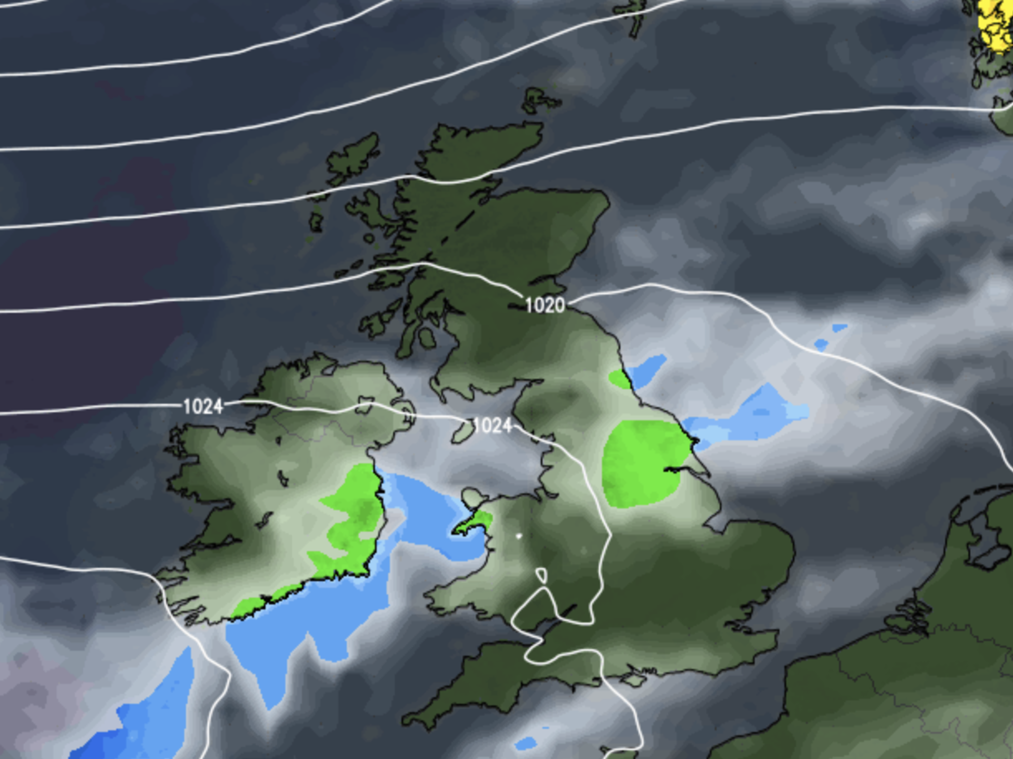 UK trapped under the gloomy anticyclonic dome (Netweather)