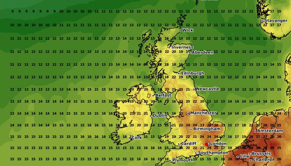 UK weather forecast