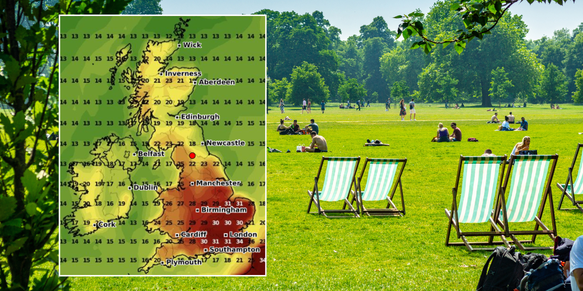 NextImg:UK weather: Britain to bask in 34C SCORCHER in just DAYS as 'Spanish plume' hits