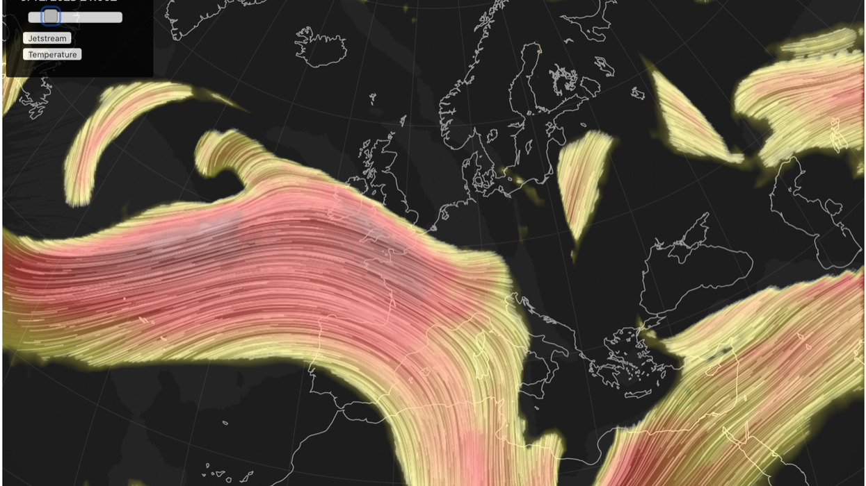 UK weather jet stream