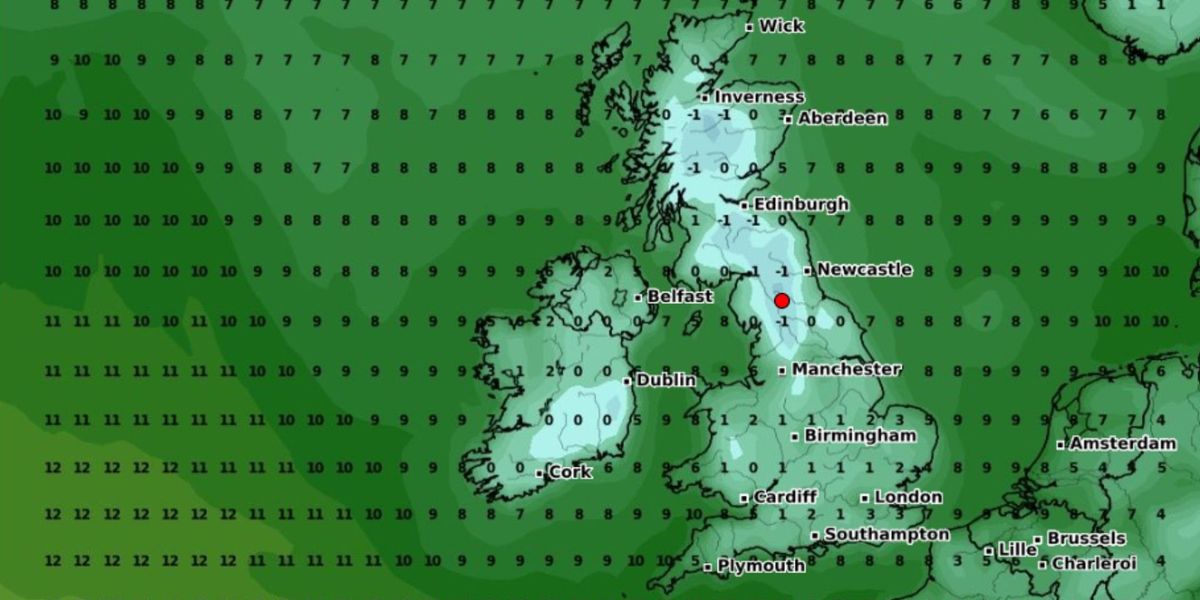 UK weather: Met Office issues snow forecast for later this month as temperatures set to plunge to -1C in just weeks