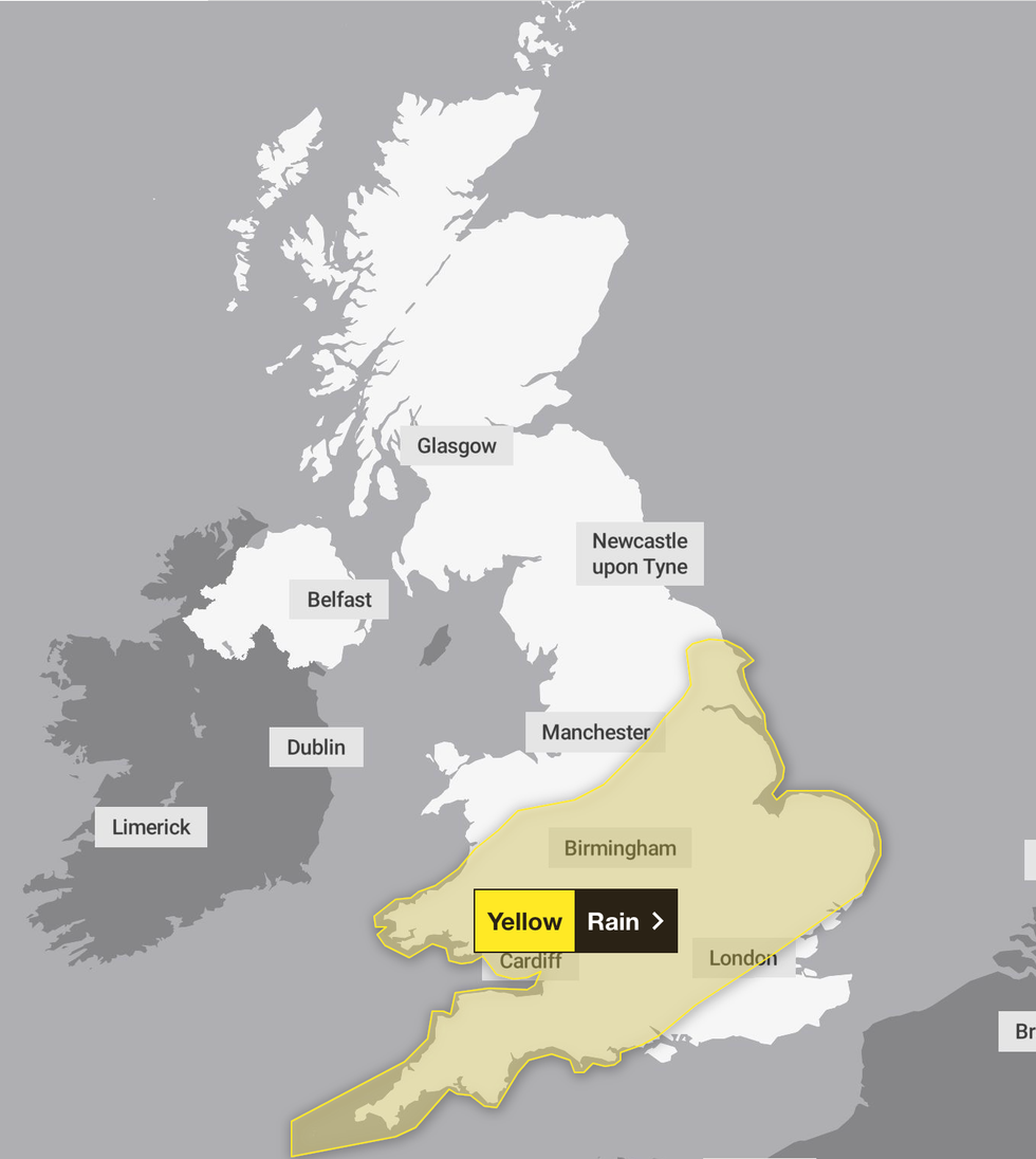 UK weather November 28 2025