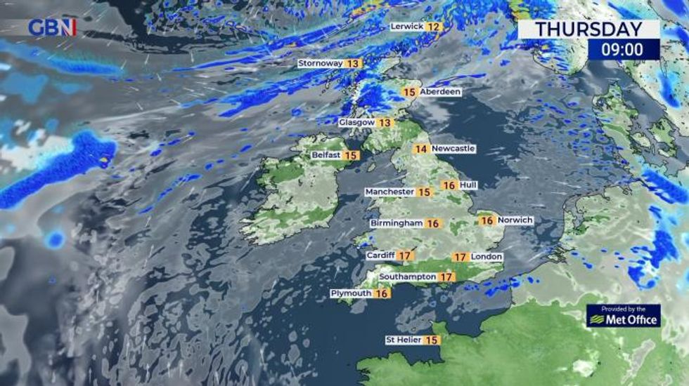 UK weather: Wet and windy weather across northern England, Scotland and Northern Ireland