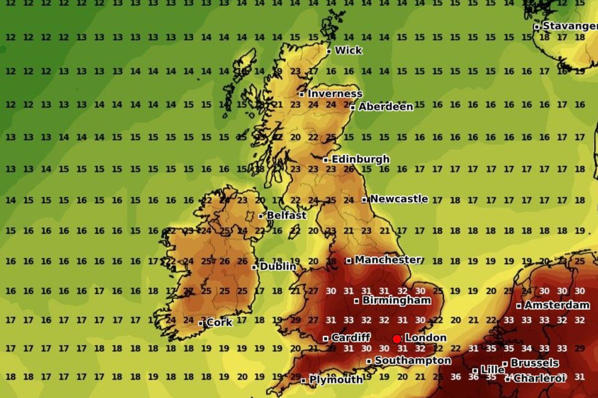 UK Weather Tuesday