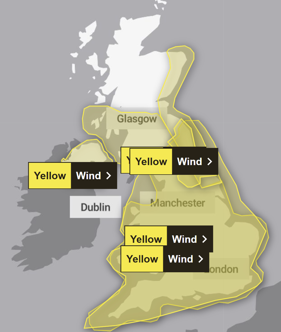 UK weather warnings