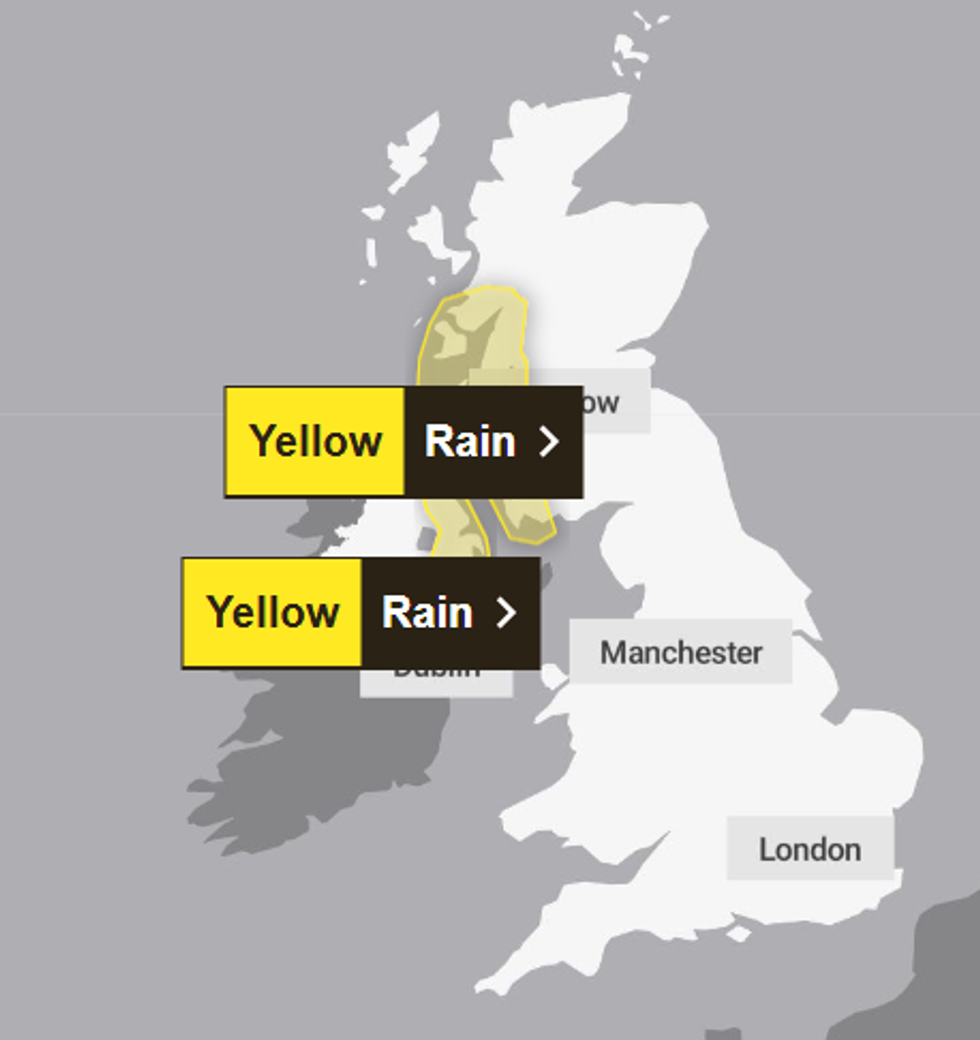 UK weather warnings
