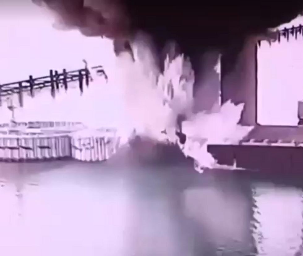 Ukraine bridge strike