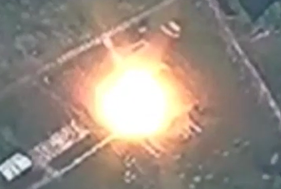 Ukraine drone strike