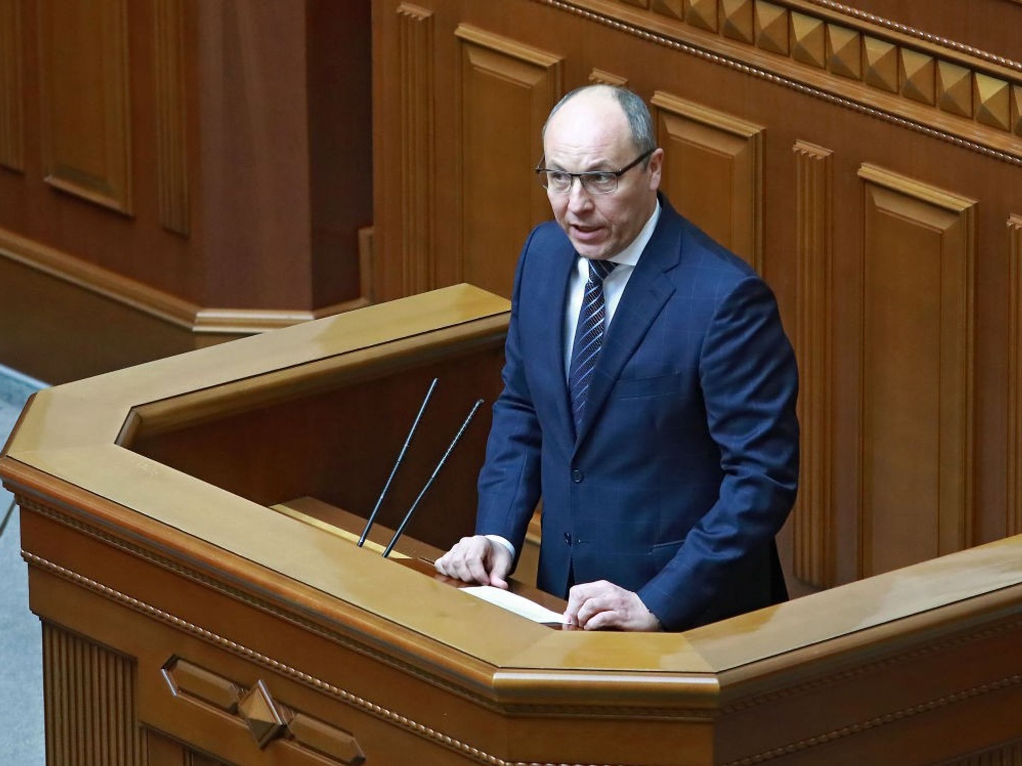 Ukrainian MP gunned down by killer 'disguised as courier' in broad daylight