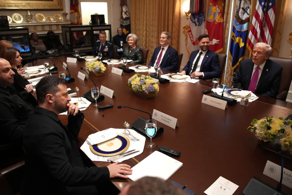 Ukrainian President Volodymyr Zelensky and US President Donald Trump