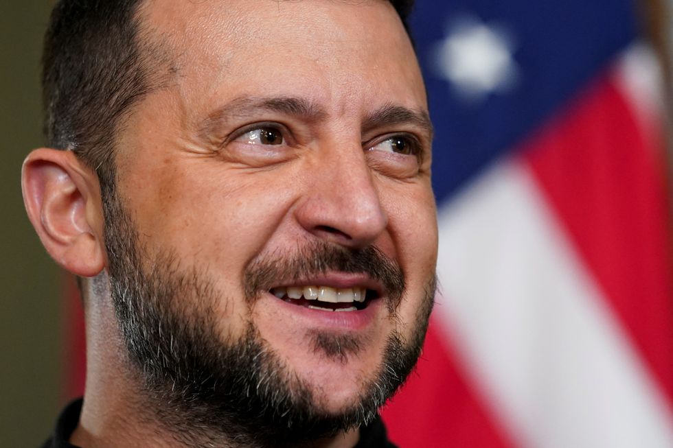 Ukrainian president Zelensky