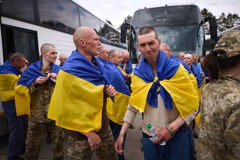 Ukrainian prisoners of war