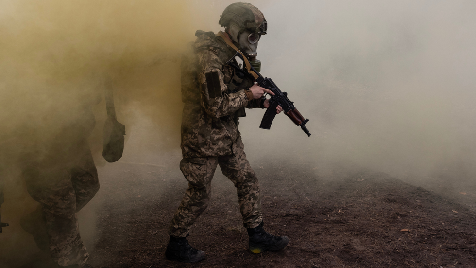 Ukrainian soldier