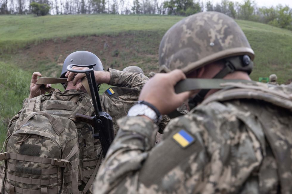 Ukrainian soldiers