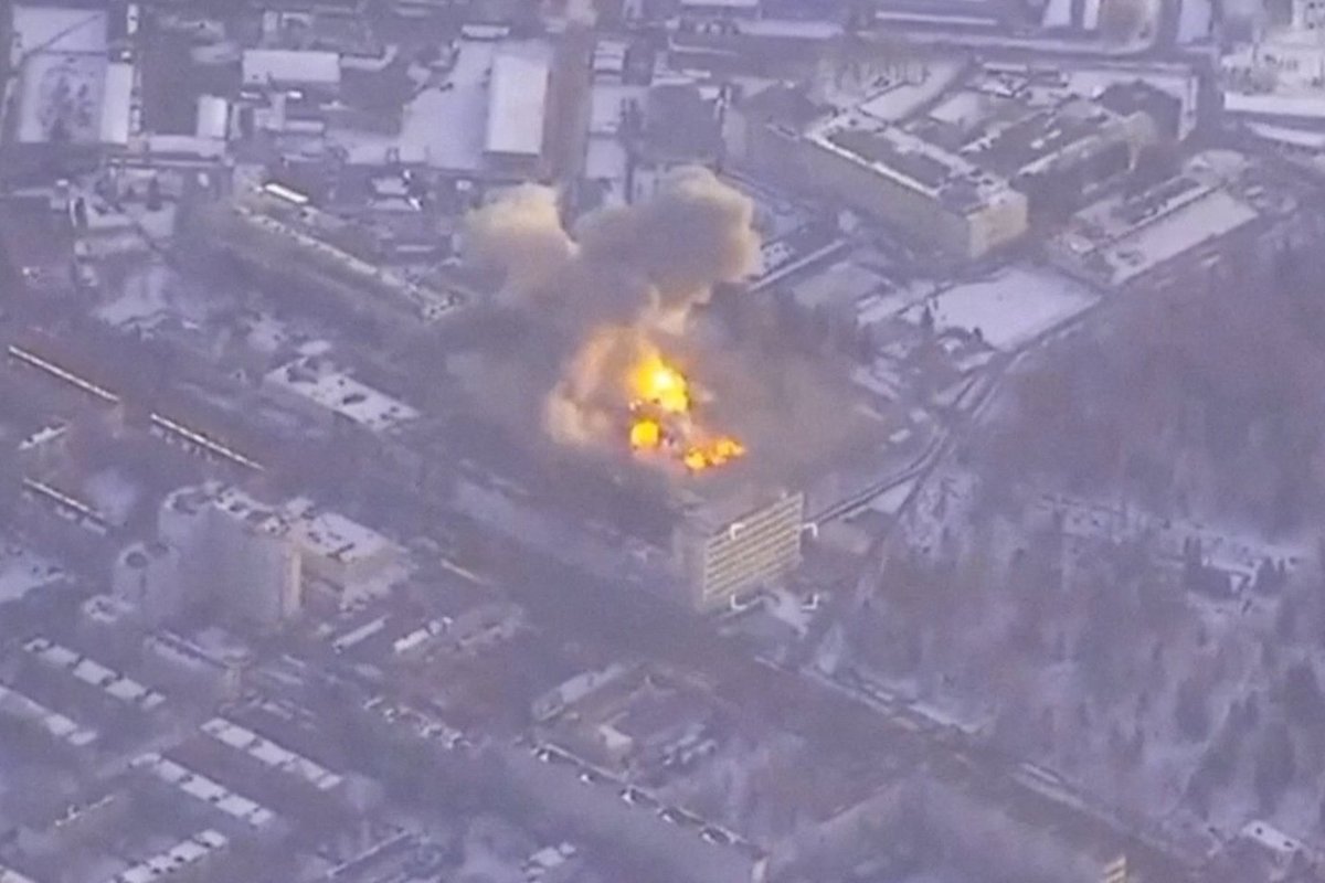 Ukrainian strike on Bryansk