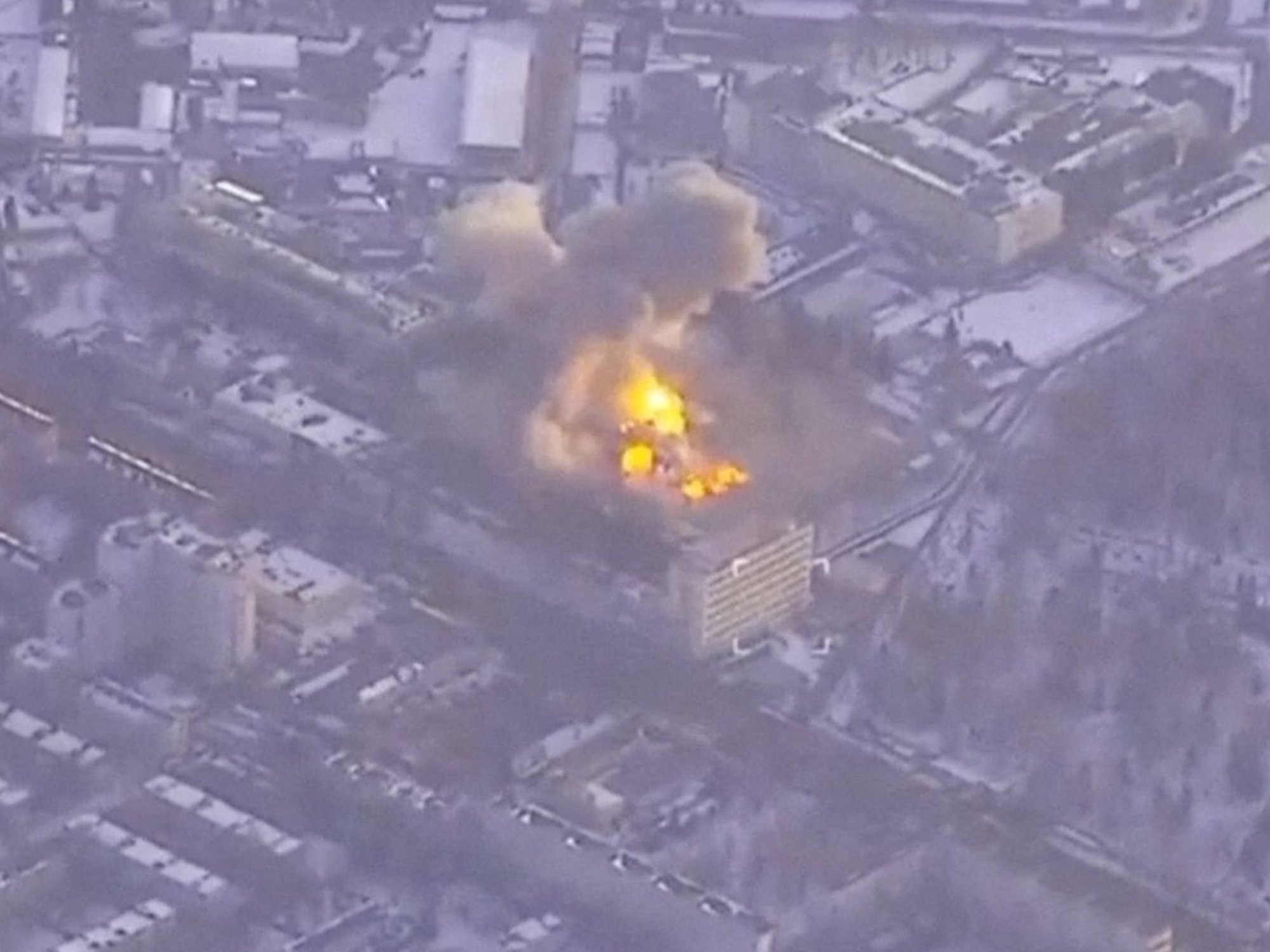 Ukrainian strike on Bryansk