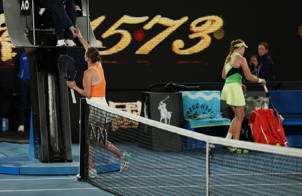 Ukrainian tennis player \u200bElina Svitolina and her Russian opponent Mirra Andreeva refused to acknowledge one another after the match