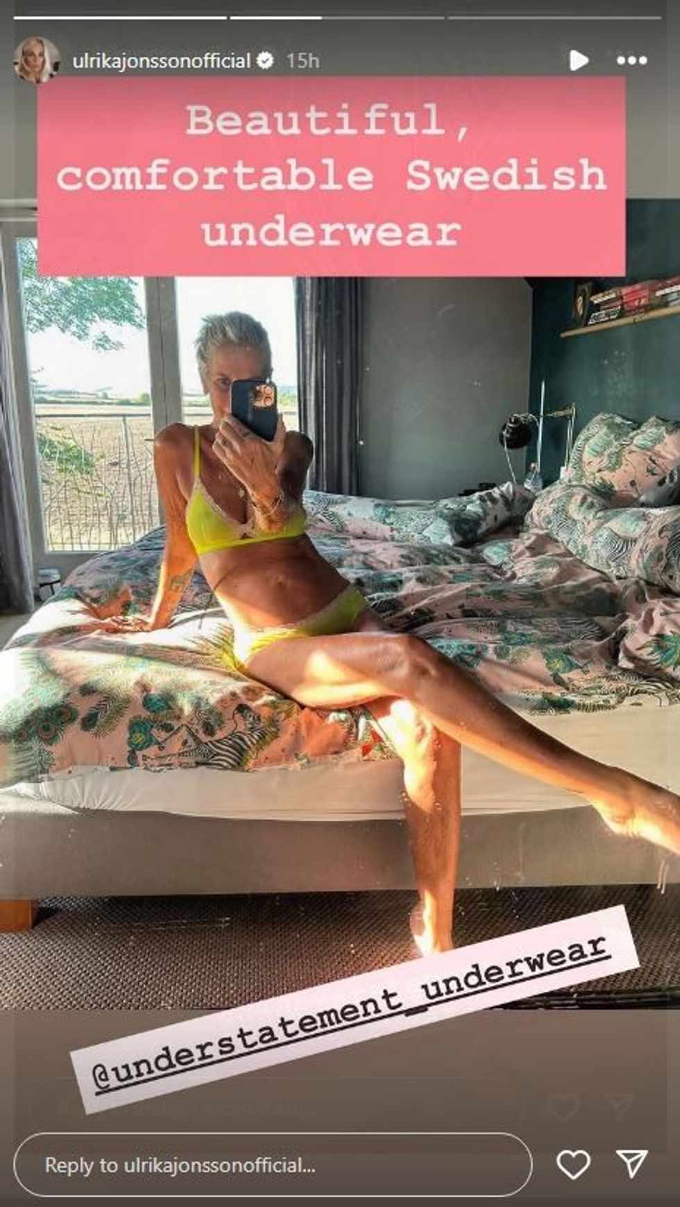 Ulrika Jonsson took a dig at 'ageism' complaints\u200b