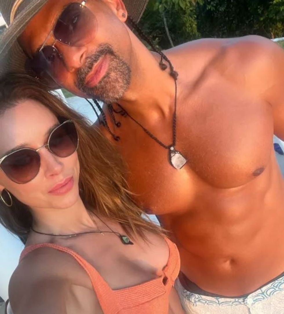 Una Healy and David Haye