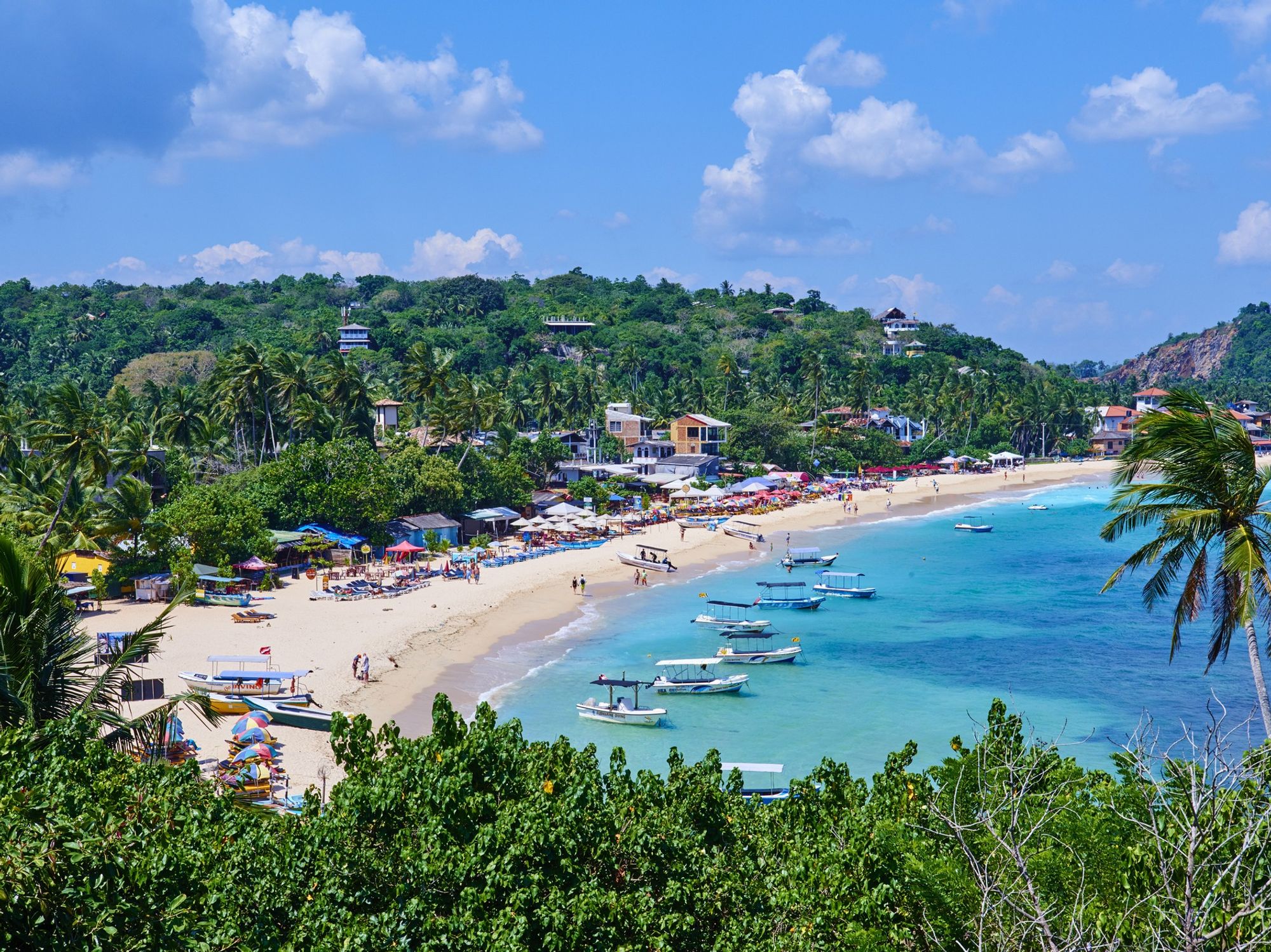Unawatuna beach, Sri Lanka