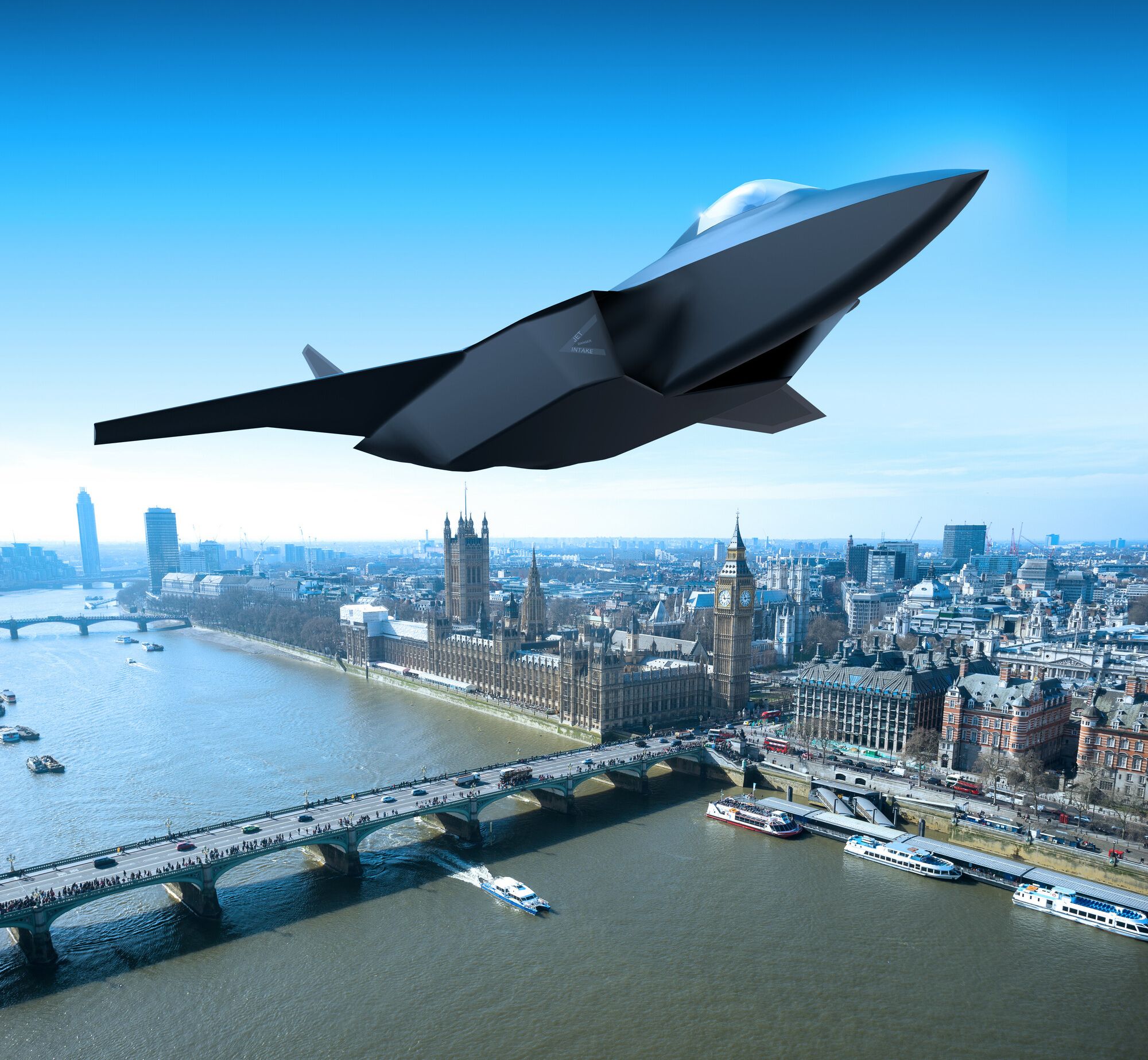 Undated handout artist's impression issued by Downing Street of what the final design could look like for the next-generation of fighter jets developed under the Global Combat Air Programme (GCAP) to take to the skies by 2035 and serve as a successor to the RAF Typhoon. Britain will work to develop next-generation fighter jets with Italy and Japan, Rishi Sunak has announced. Issue date: Friday December 9, 2022.