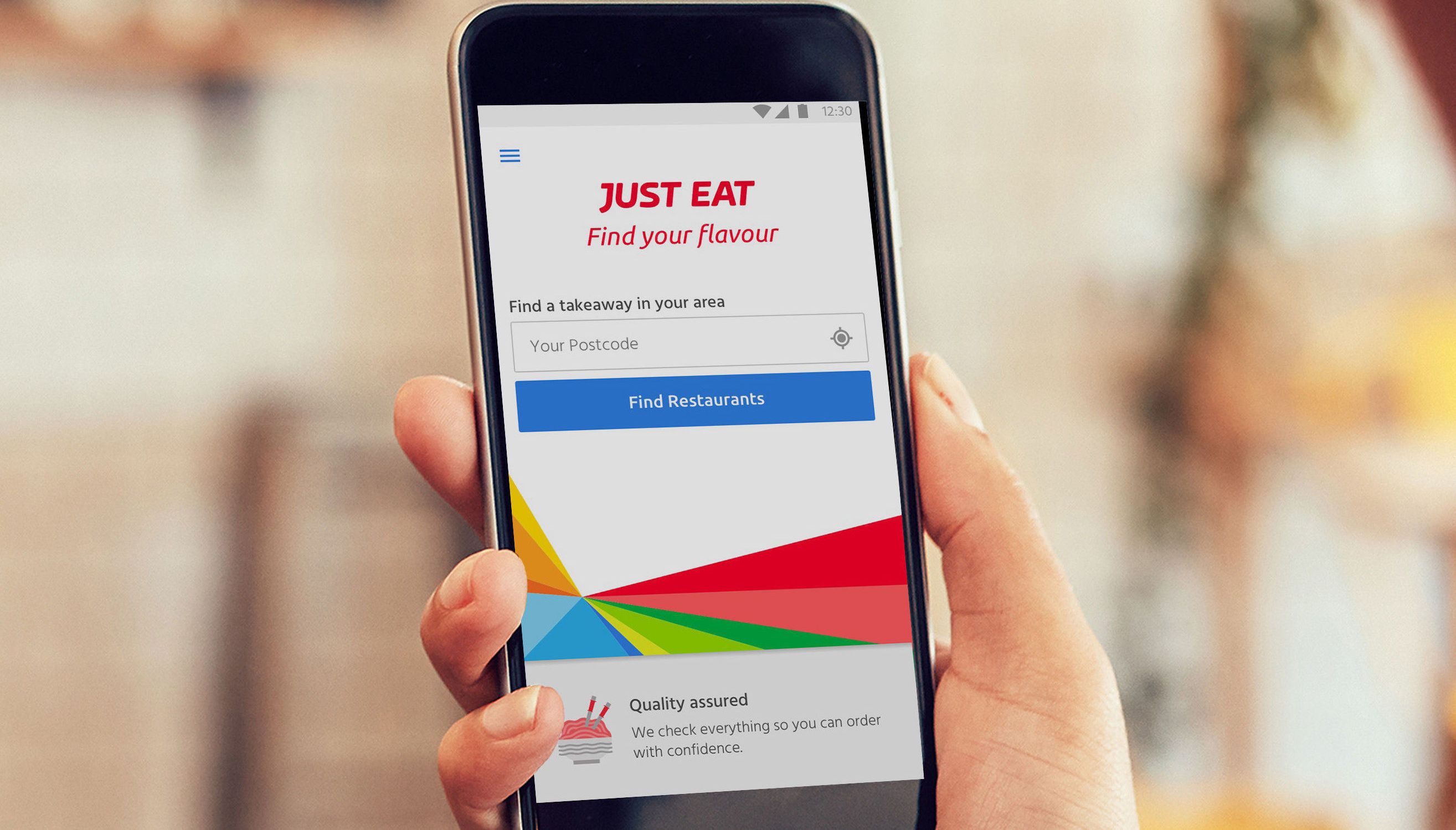 Undated handout file photo issued by Just Eat of someone using their mobile phone app. Just Eat is at the centre of a bidding war after investment firm Prosus announced a ??4.9 billion bid to buy the food delivery group, months after it agreed a merger with Dutch rival Takeaway.com.