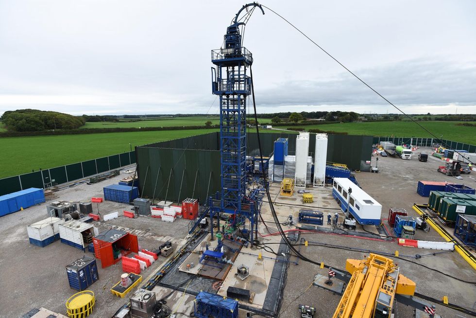 Undated handout file photo of the Cuadrilla hydraulic fracturing site at Preston New Road shale gas exploration site in Lancashire. The UKs only fracker Cuadrilla has revealed it will make small goodwill payments to locals who claim their homes were damaged by a 2.9 magnitude quake caused by the companys Lancashire drilling site.