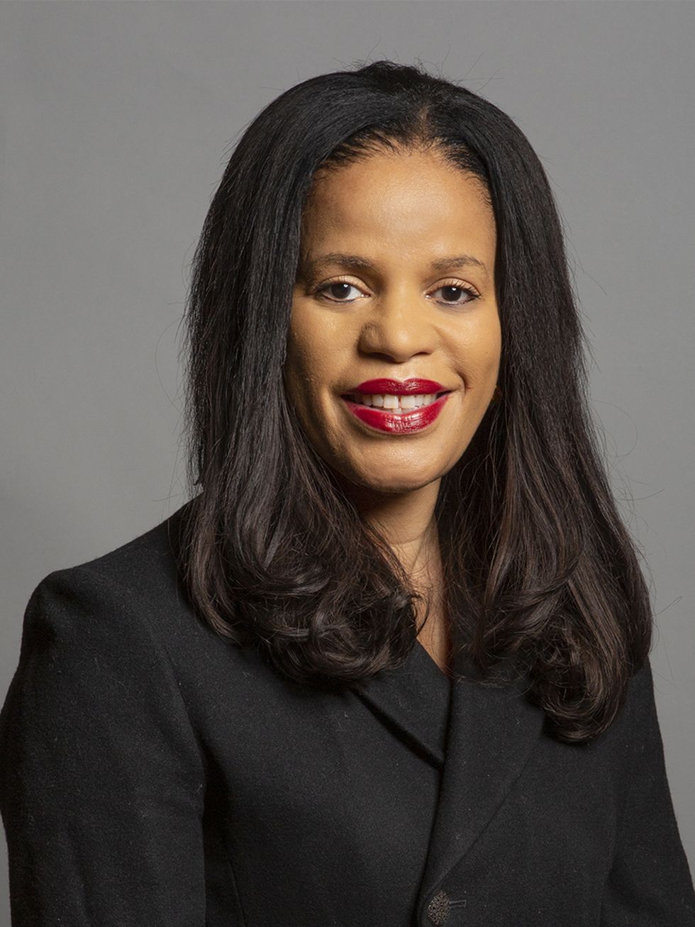 Undated handout official portrait issued by UK Parliament of Leicester MP Claudia Webbe, who has been charged with harassment, prosecutors said.