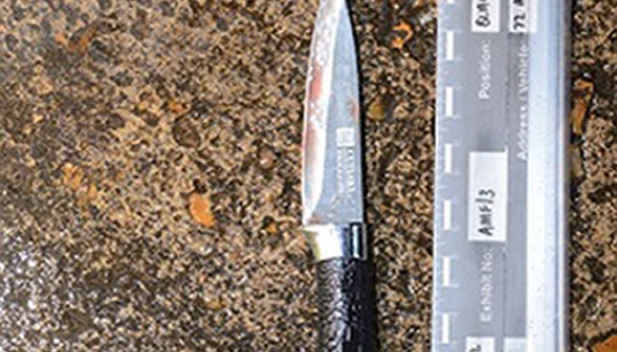 Undated handout photo issued by Cambridgeshire Police of the knife used by Faisal Khan who has been sentenced at Cambridge Crown Court to an indefinite hospital order after he stabbed a nine-year-old boy in the face, head and hands in a random attack in the street. The young victim was walking with his older brother along Peveril Road in Peterborough at just after 3pm on May 8 last year when the 26-year-old began following him. Khan overtook the pair and then doubled back to face them, pulling a knife from his pocket, grabbing the boy and stabbing him about 15 times. Issue date: Tuesday July 5, 2022.