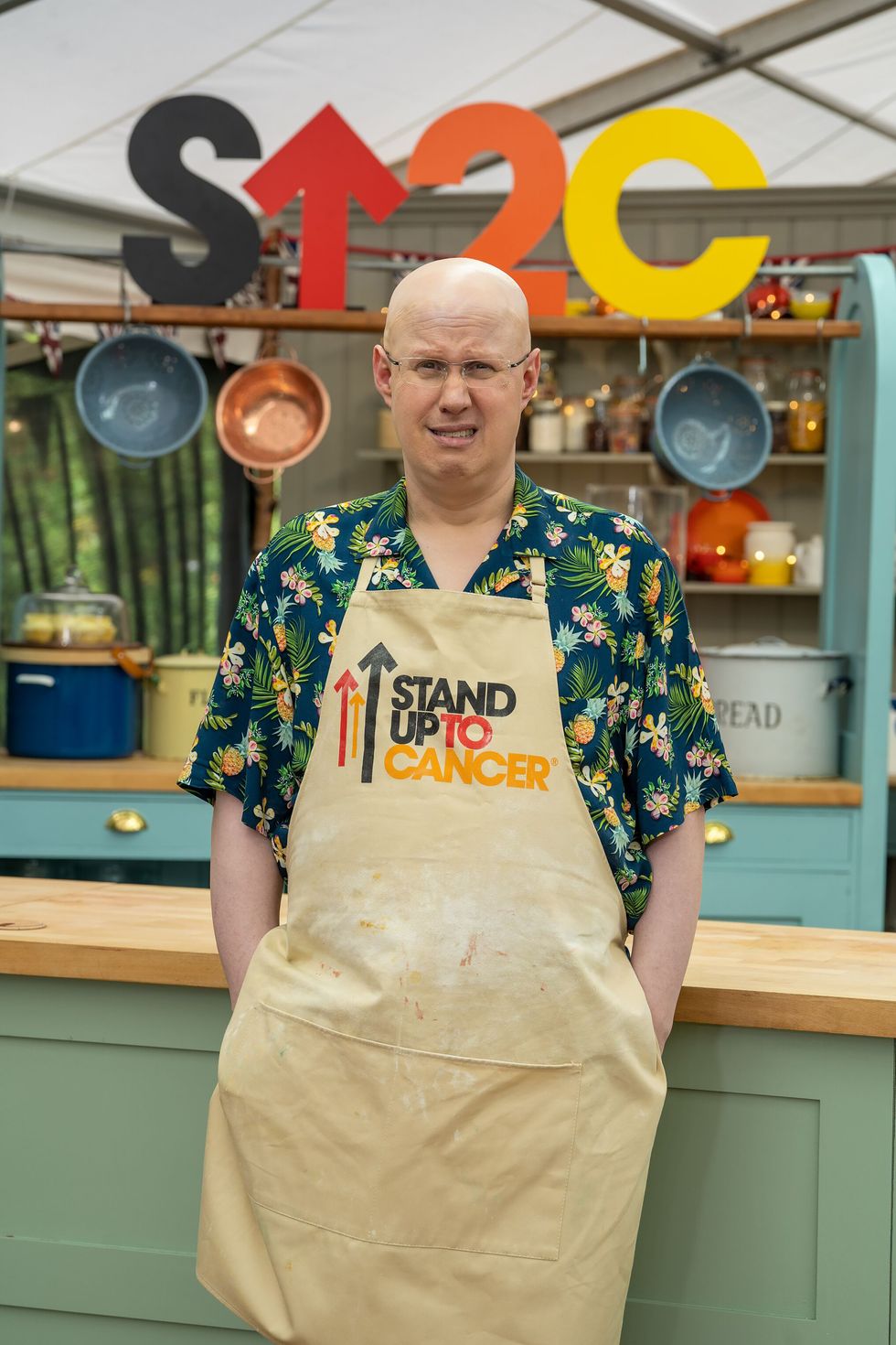 Undated handout photo issued by Channel 4 of Matt Lucas, who is taking part in The Great Celebrity Bake Off for Stand Up To Cancer.