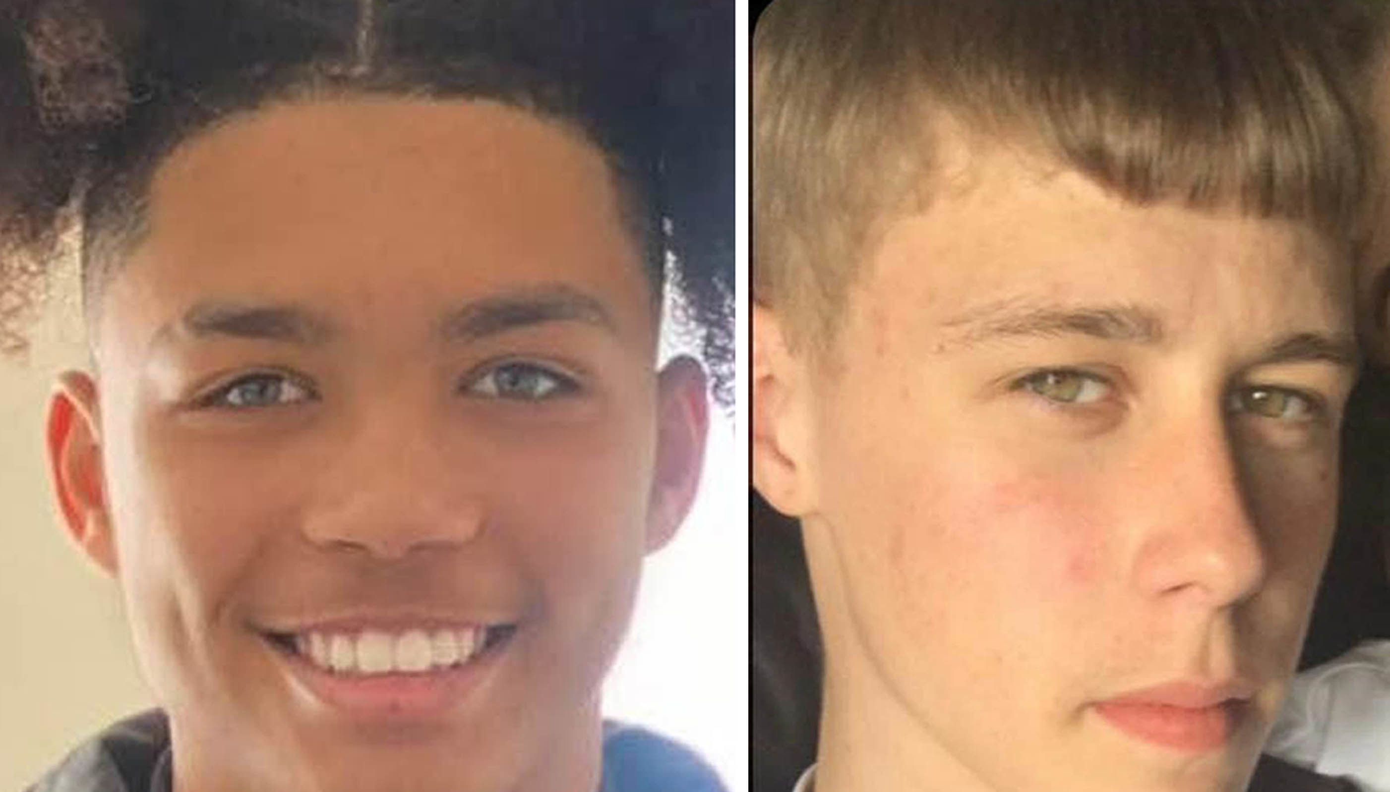 Undated handout photo issued by Metropolitan Police of Kearne Solanke (left) and Charlie Bartolo. A third teenager has been charged over the murders of two 16-year-old boys a mile apart in south-east London, the Metropolitan Police said. Solanke was stabbed in Titmuss Avenue, Thamesmead, and Bartolo was found with stab wounds in Sewell Road, Abbey Wood, on Saturday November 26. Issue date: Saturday December 3, 2022.