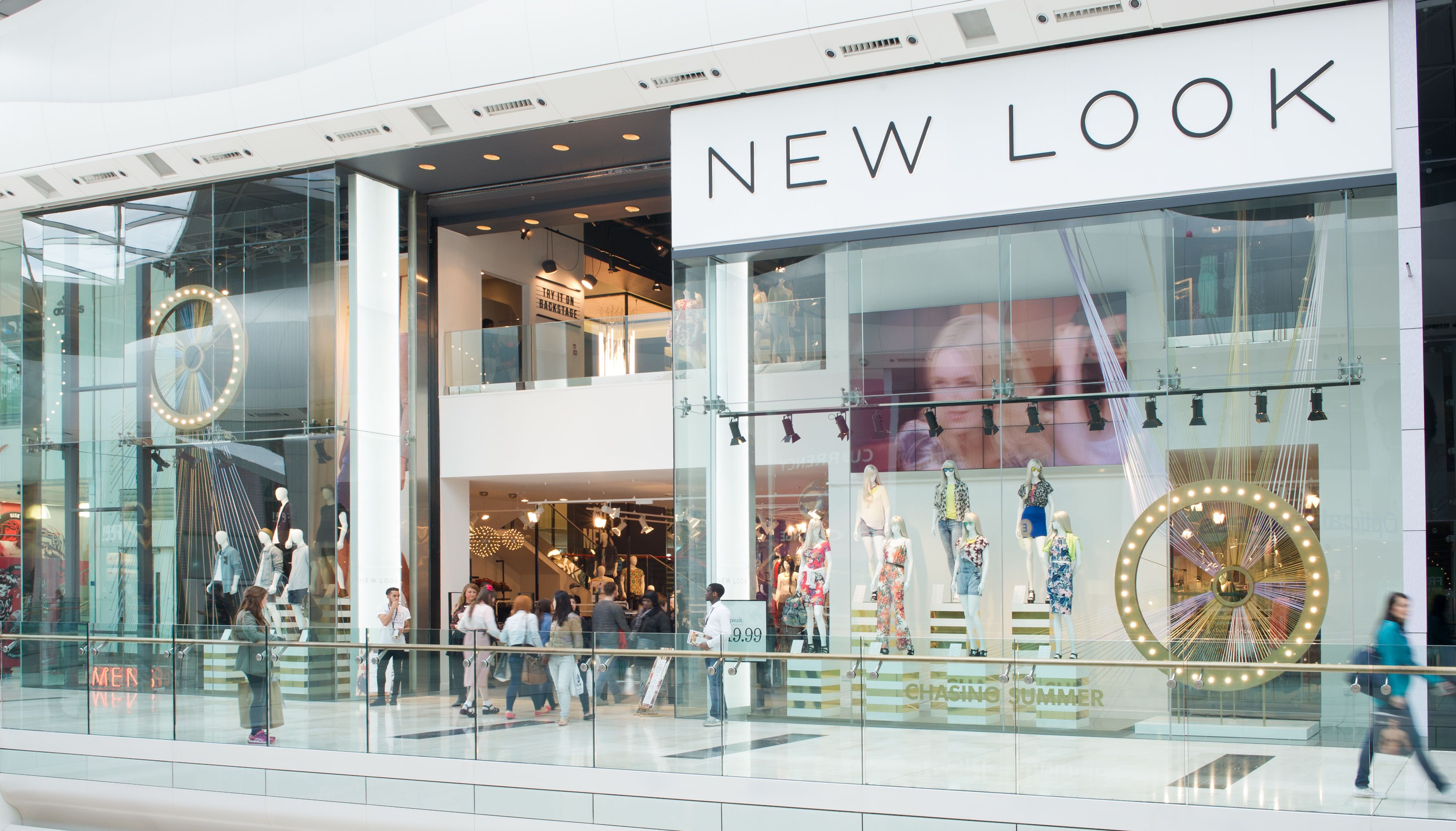 Undated handout photo issued by New Look of their store in White City, London.