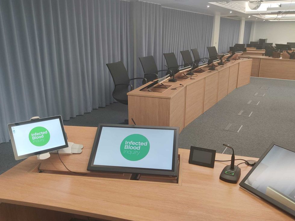 Undated handout photo issued by the Infected Blood Inquiry which has resumed its hearings this week at a new location in Aldwych House, central London. Issue date: Wednesday September 22, 2021.