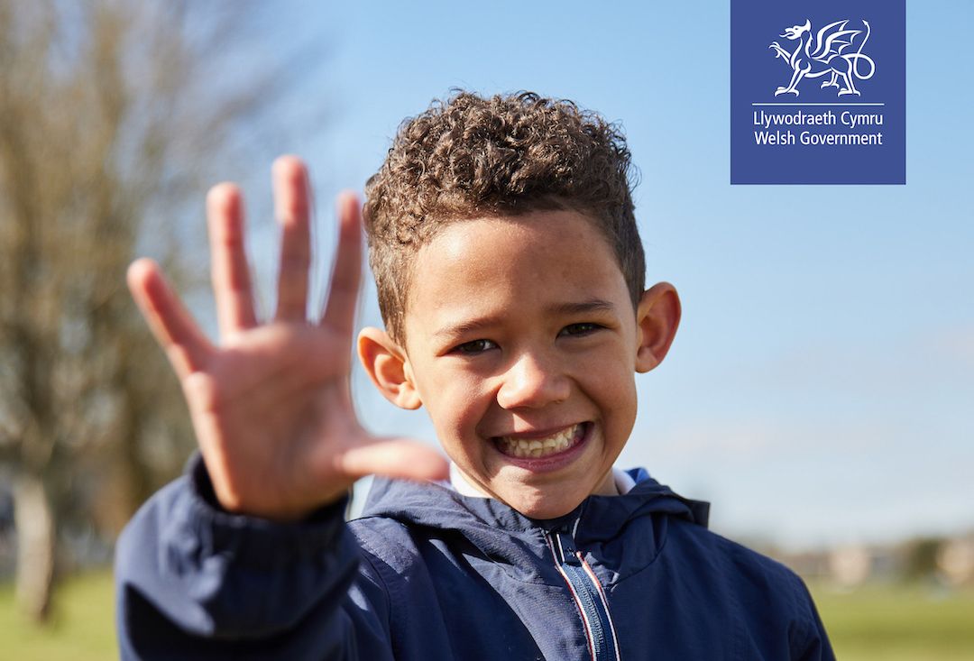 Undated handout photo of a Welsh Government advert after the introduction of a law banning physical punishment of children.