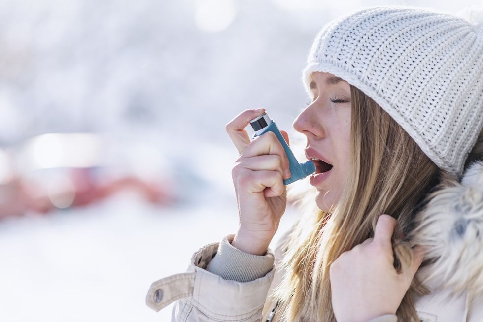 Undated Handout Photo of a woman using an inhaler. See PA Feature HEALTH Asthma. Picture credit should read: PA Photo/iStock. WARNING: This picture must only be used to accompany PA Feature HEALTH Asthma