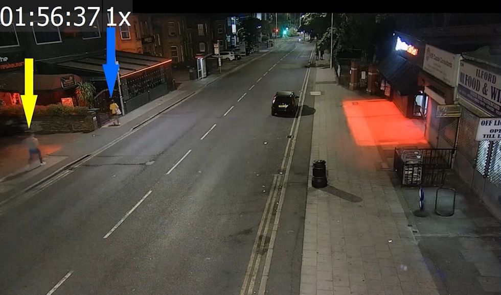 Undated Metropolitan Police handout of a still image taken from CCTV footage of Jordan McSweeney following a second woman along Cranbrook Road in Ilford before his attack on Zara Aleena. Issue date: Wednesday December 14, 2022.