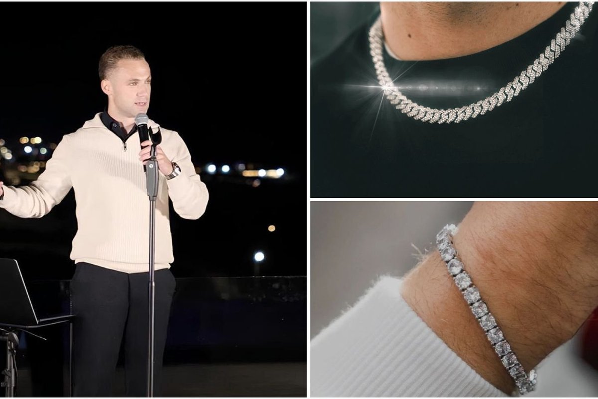 Undeniable London founder James Demetriades and Undeniable London jewellery