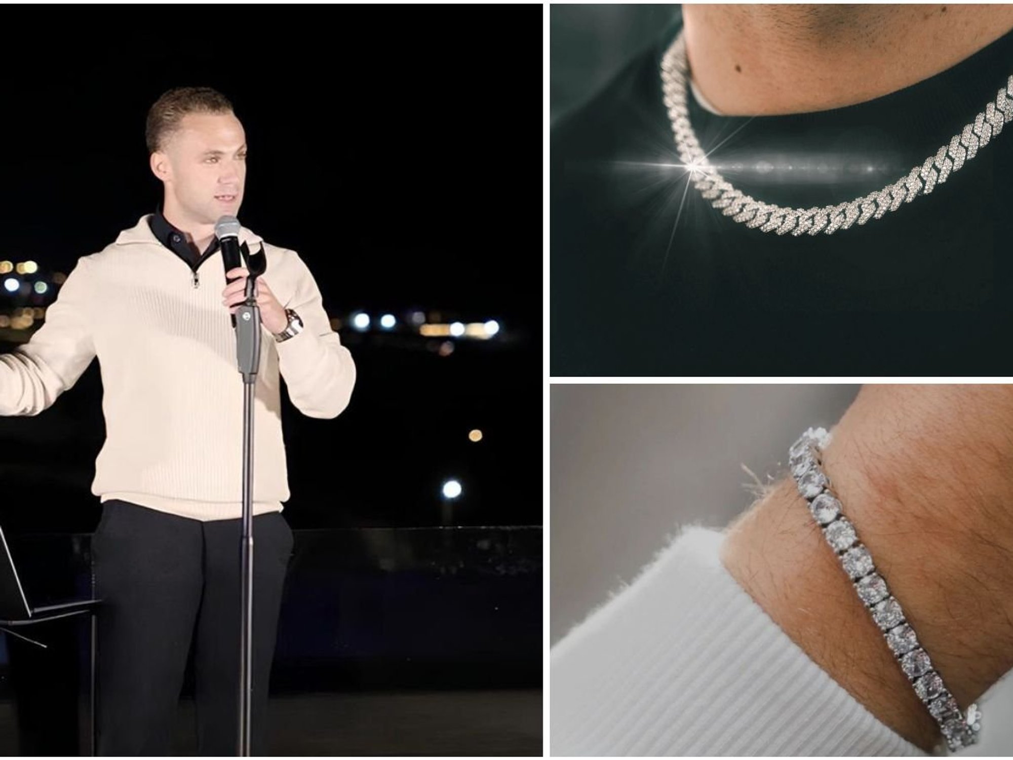 Undeniable London founder James Demetriades and Undeniable London jewellery