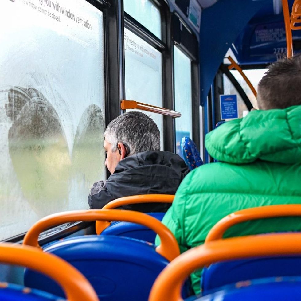 Undercover police on bus
