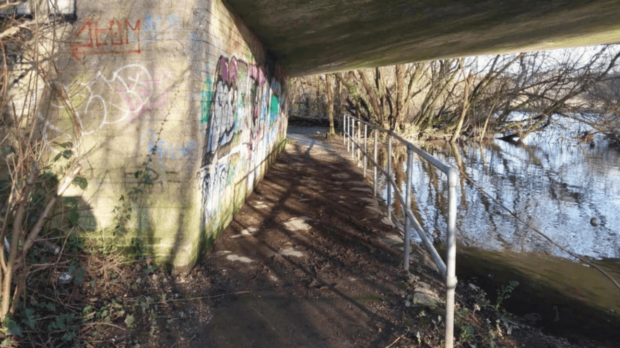 Underpass beside the River Avon