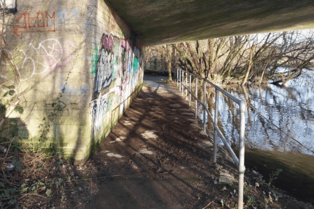 Underpass beside the River Avon