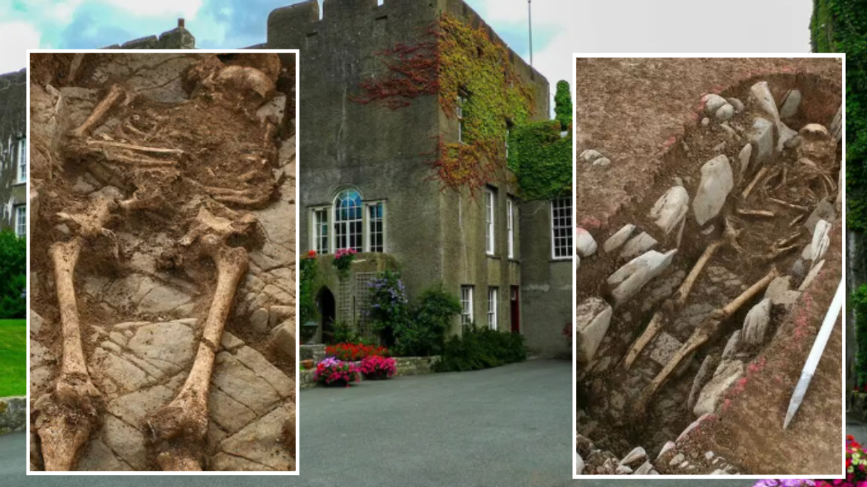 Unearthed bodies