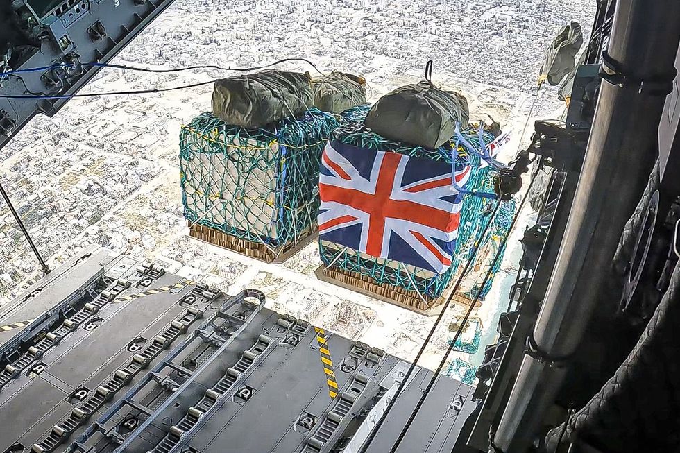 Union Jack on aid package